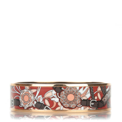 Hermes Enamel Printed Wide Festival des Amazones Bracelet 65 Collectionneur 1 of 6