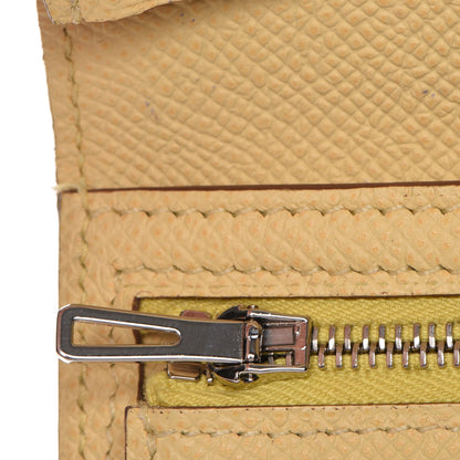 Hermes Epsom Bearn Gusset Wallet Soufre 11 of 20