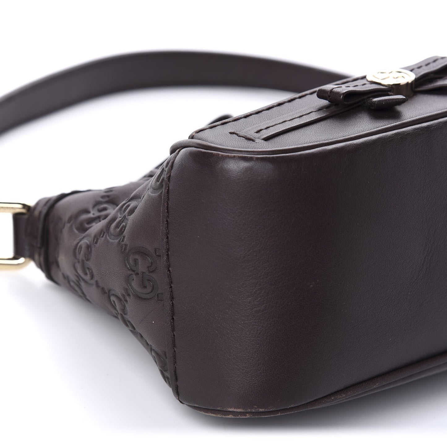 Guccissima Small Mayfair Shoulder Bag Brown