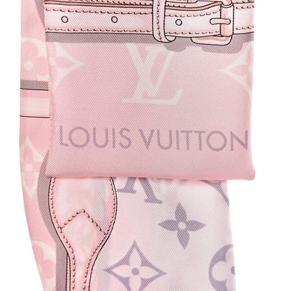 Louis Vuitton Silk Monogram Confidential Bandeau Light Pink 4 of 4