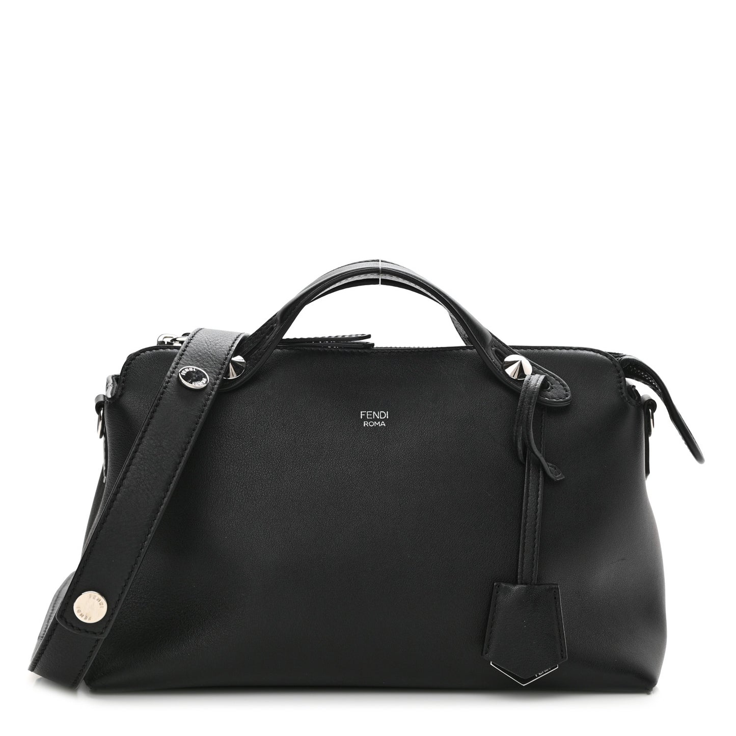 Vitello Dolce Medium By The Way Boston Bag Black
