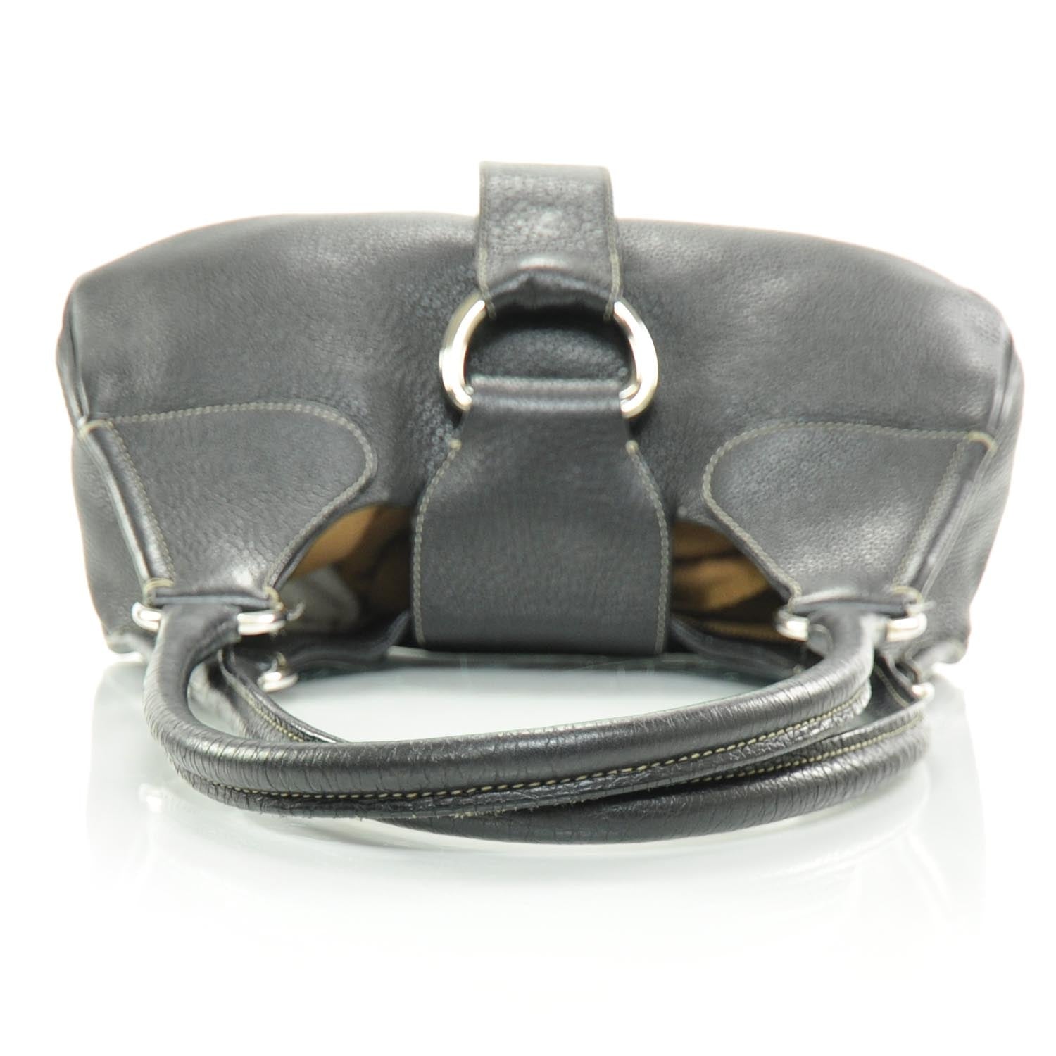 Prada Vitello Daino Small Shoulder Bag Nero Black 6 of 9