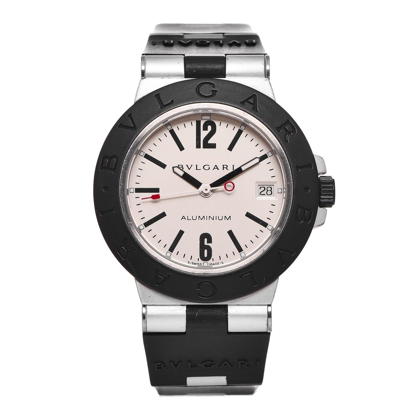 Aluminum Rubber 38mm Diagono Quartz Watch