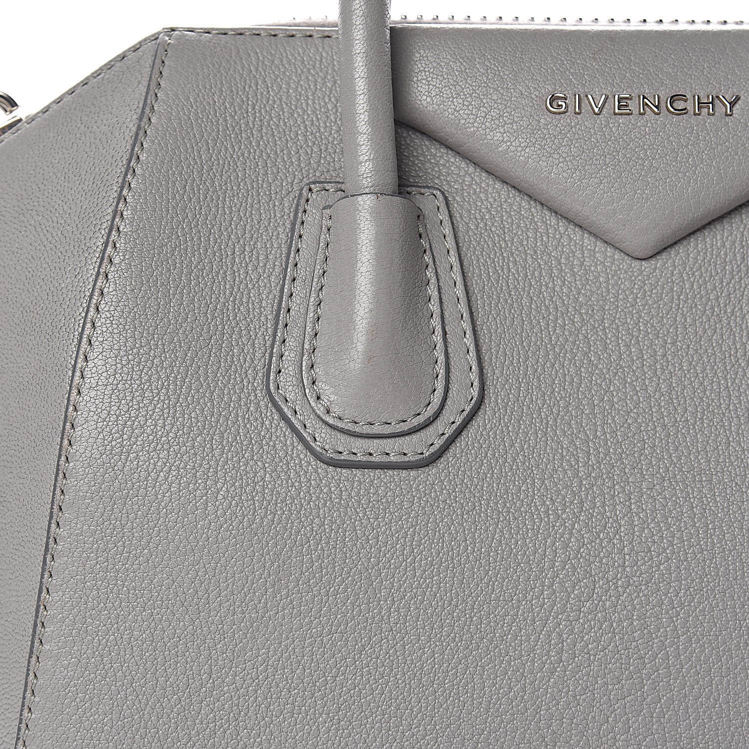 Givenchy Sugar Goatskin Small Antigona Pearl Grey 13 of 23