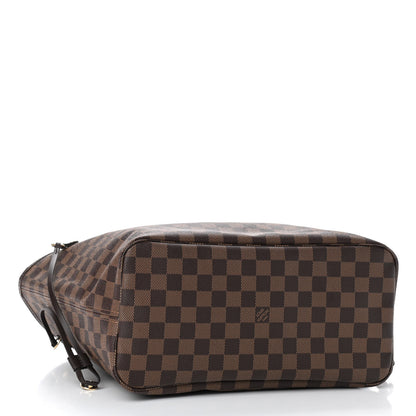 Louis Vuitton Damier Ebene Neo Neverfull MM Rose Ballerine 4 of 8