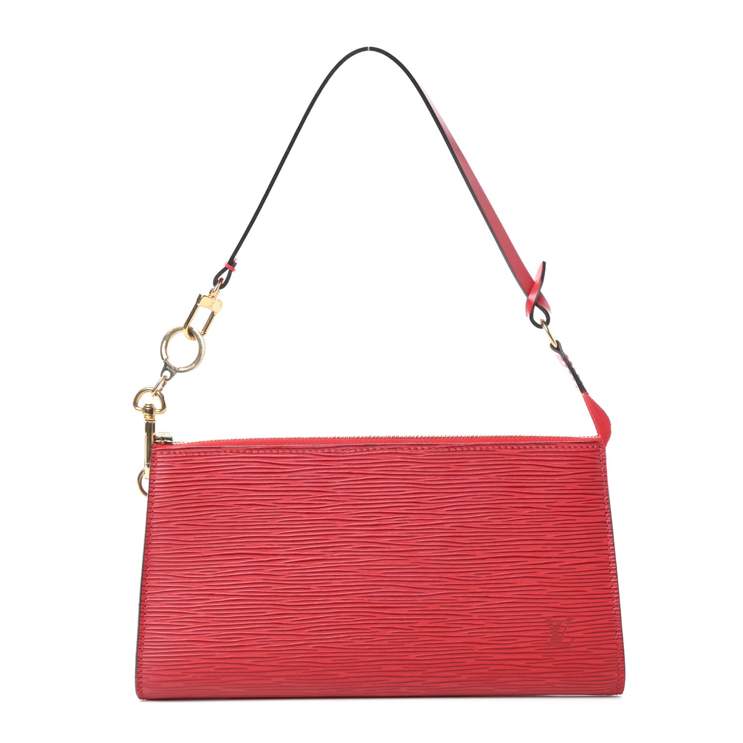 Louis Vuitton Epi Pochette Accessories 24 Rouge 1 of 8
