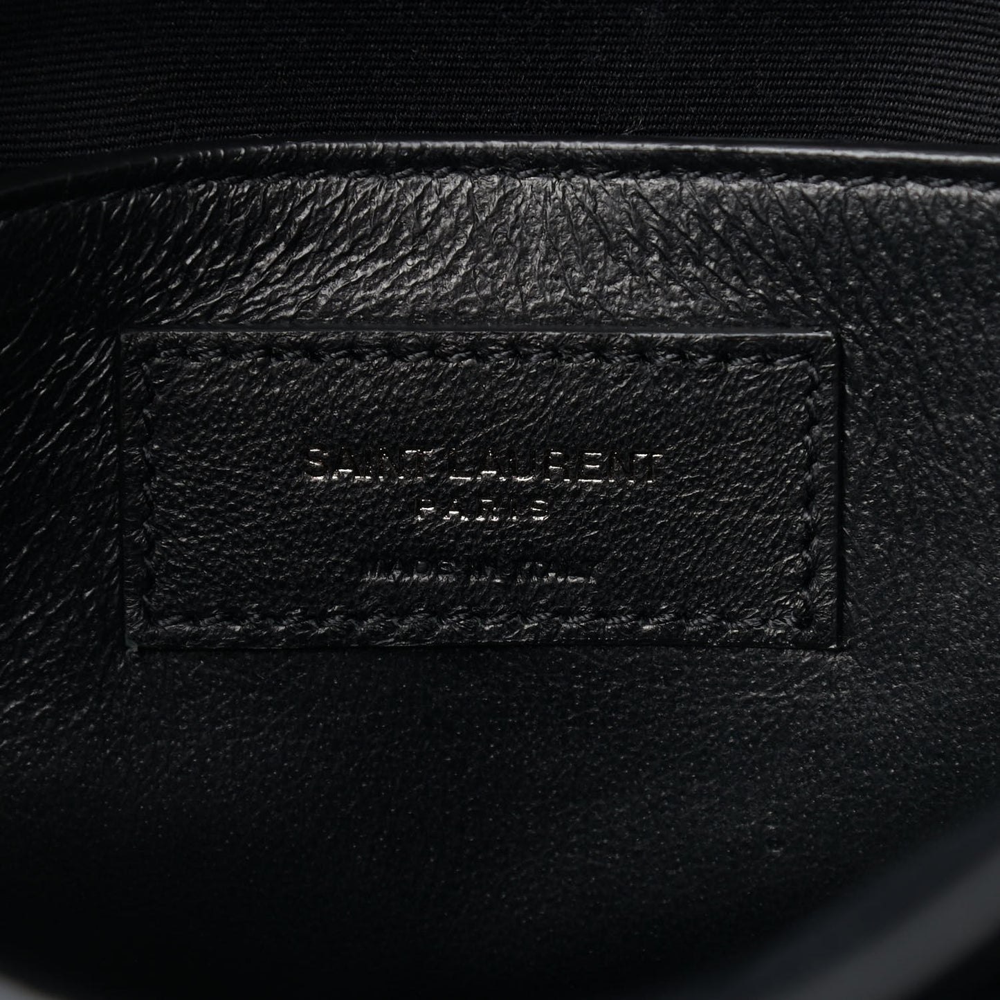 Crinkled Calfskin Matelasse Monogram Baby Niki Chain Satchel Black