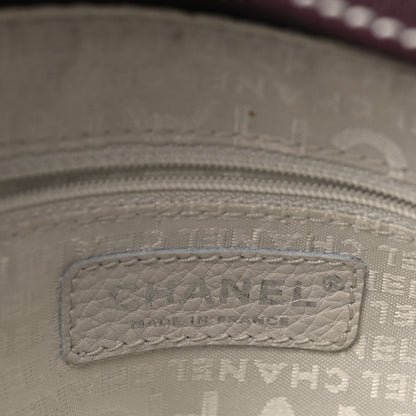 Chanel Grained Calfskin Tassel Hobo Bordeaux 6 of 9