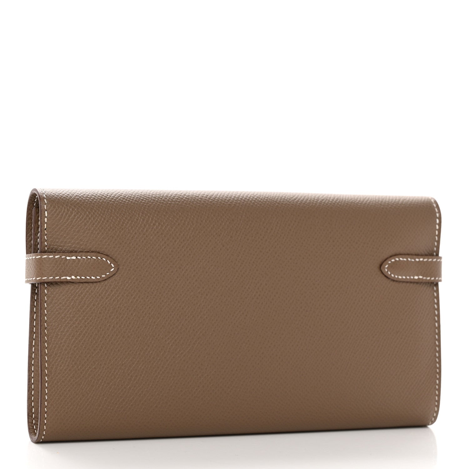 Hermes Epsom Kelly Longue Wallet Etoupe 3 of 10