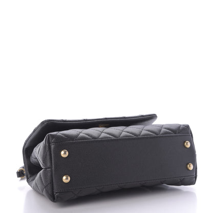 Chanel Caviar Quilted Mini Coco Handle Flap Black 4 of 10