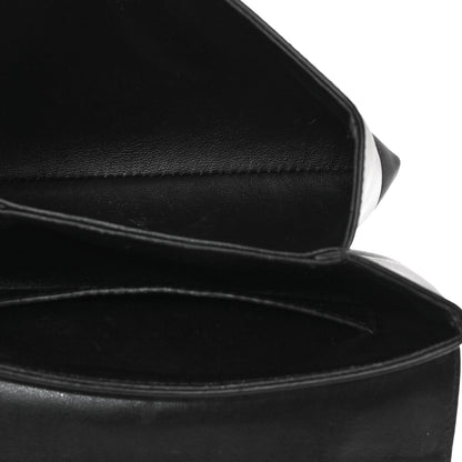 Versace Vitello Virtus Chain Clutch Black 5 of 17