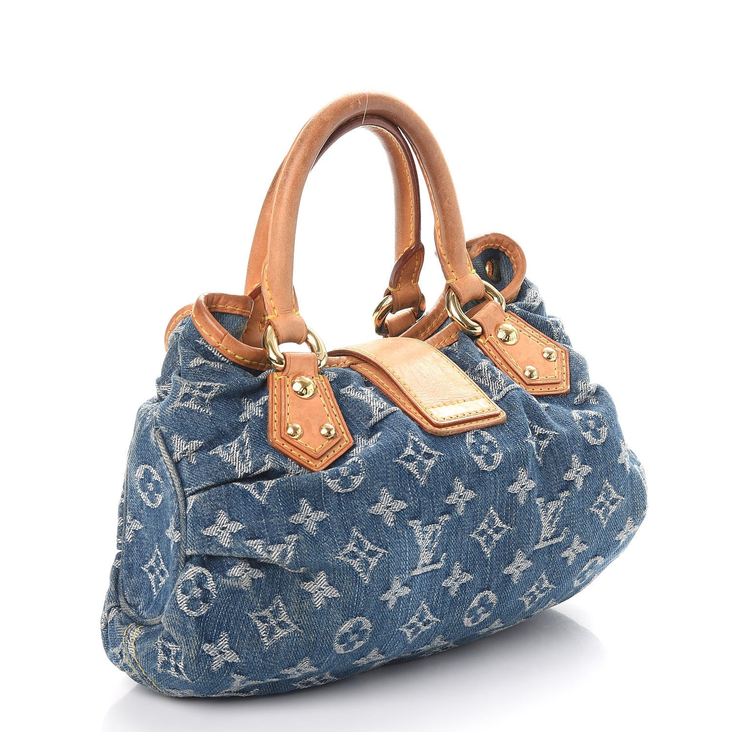Louis Vuitton Monogram Denim Pleaty Blue 3 of 11