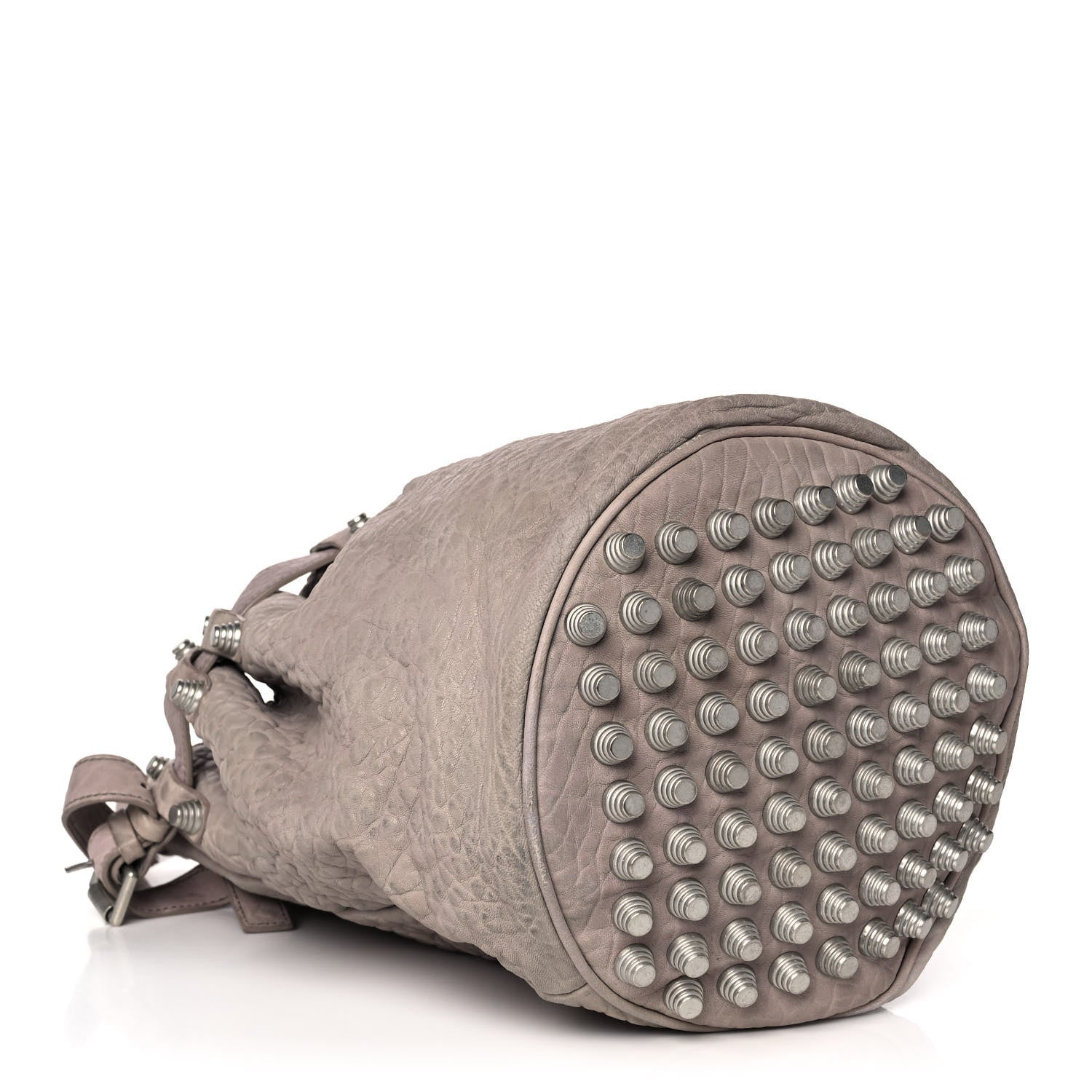 Alexander Wang Pebbled Lambskin Diego Bucket Bag Taupe 3 of 8