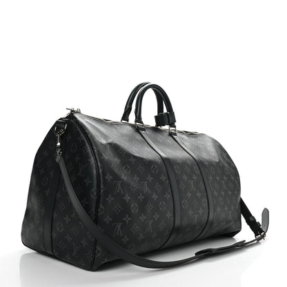 Louis Vuitton Monogram Eclipse Keepall Bandouliere 55 3 of 10