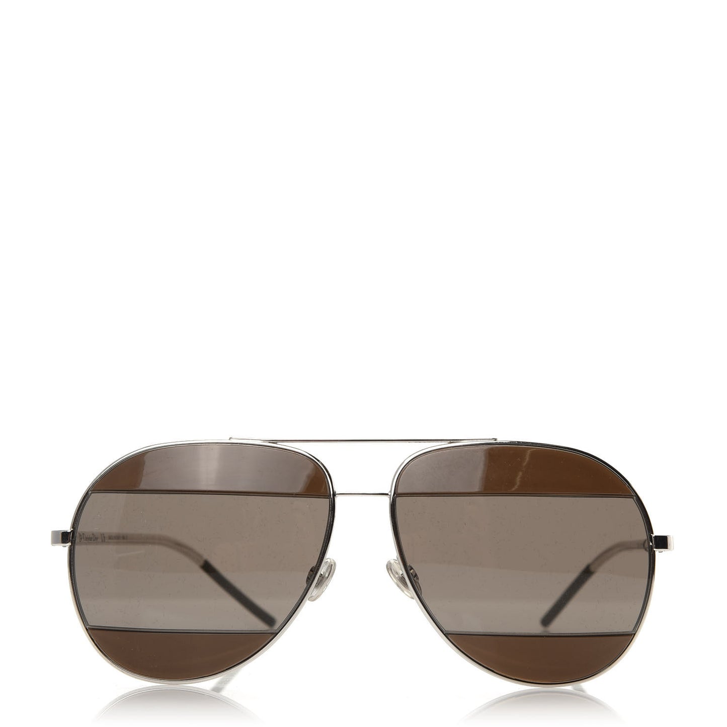Metal DiorSplit 2 Sunglasses Brown Grey