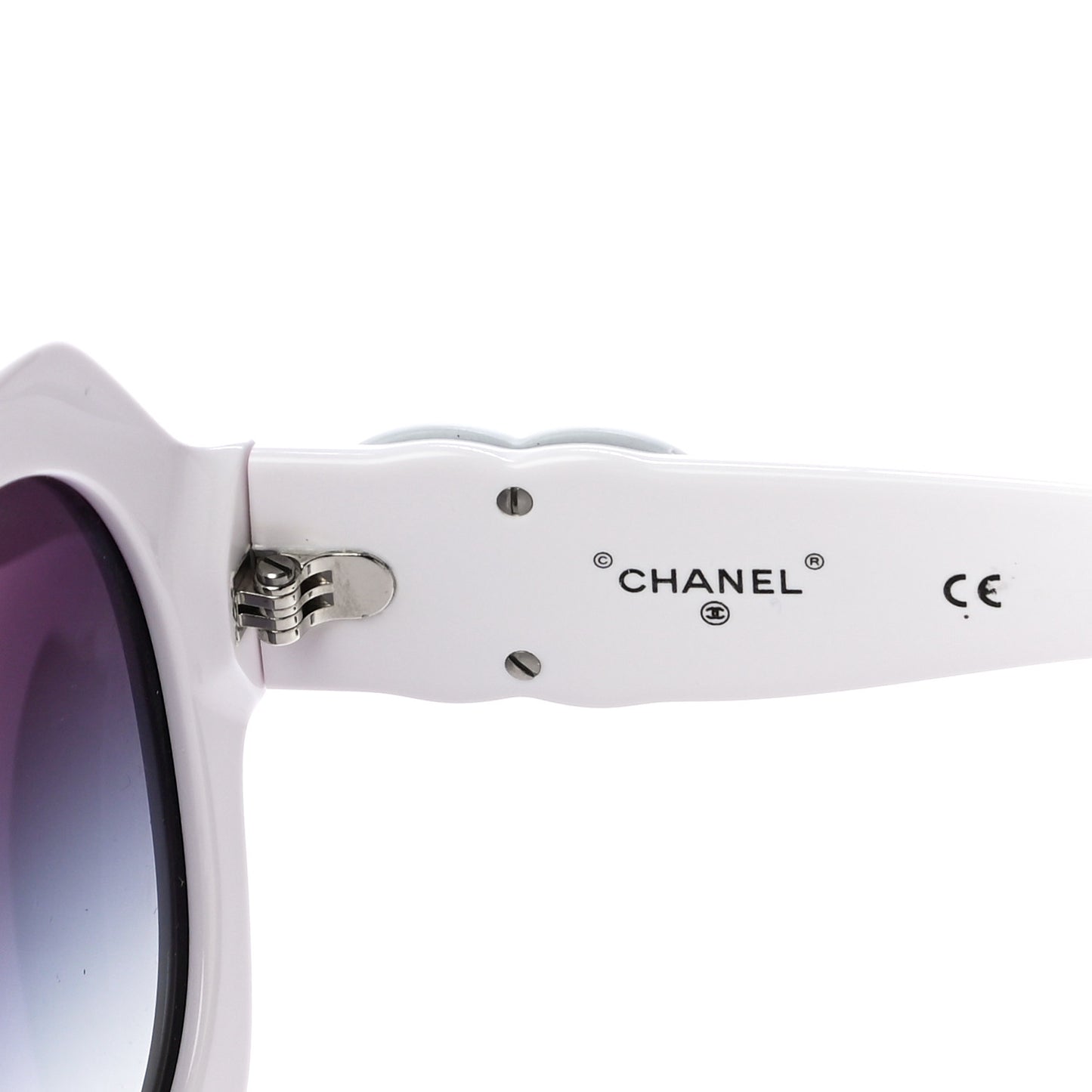Acetate CC Sunglasses 71393A White