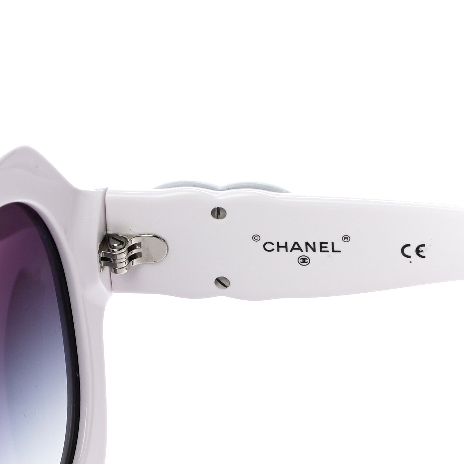 Chanel Acetate CC Sunglasses 71393A White 5 of 7