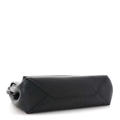 Louis Vuitton Calfskin Lockme II Chain Bag BB Black 4 of 9