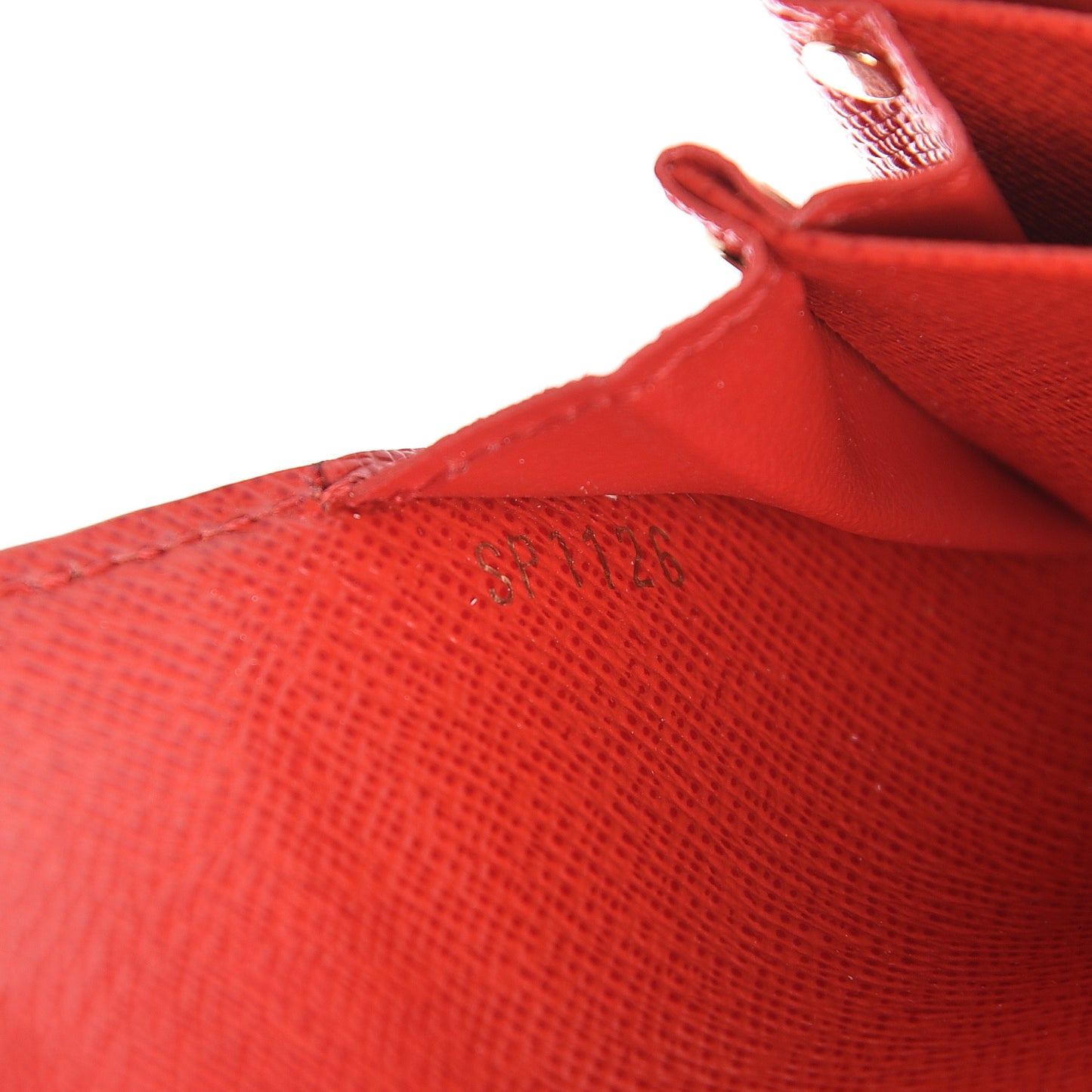 Monogram Sarah Multicartes Coquelicot