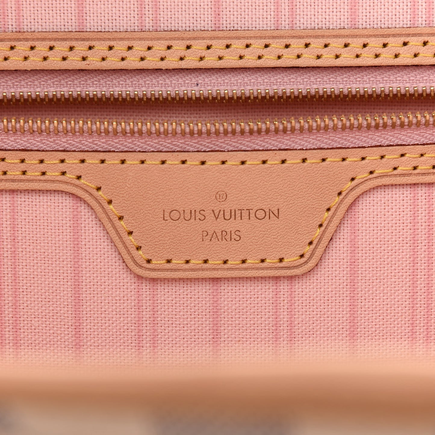 Damier Azur Neo Neverfull MM Rose Ballerine