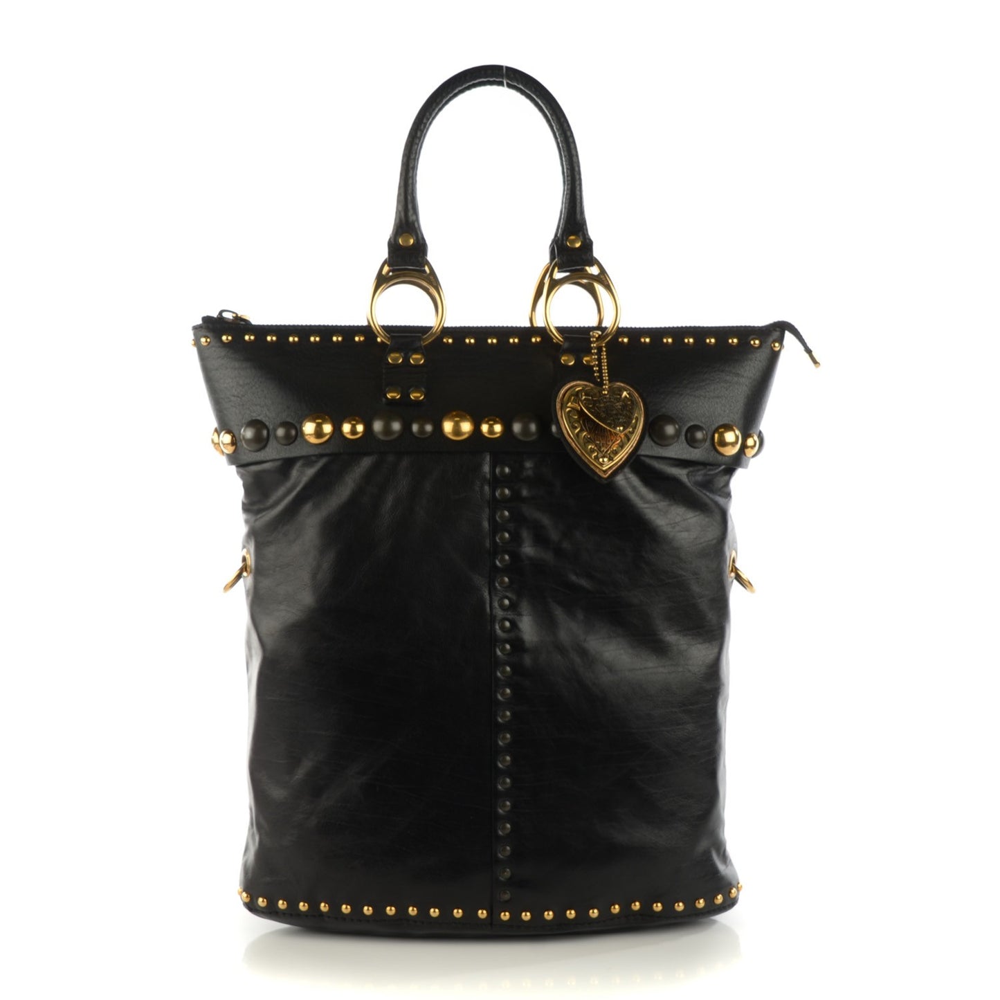Calfskin Large Babouska Tote Black