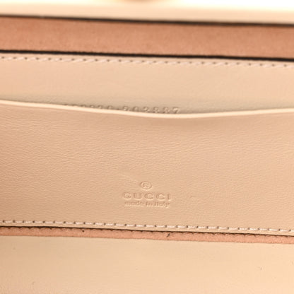 Gucci Vitello Eclipse Mini Interlocking G Shoulder Bag Mystic White Hibiscus Red 5 of 10
