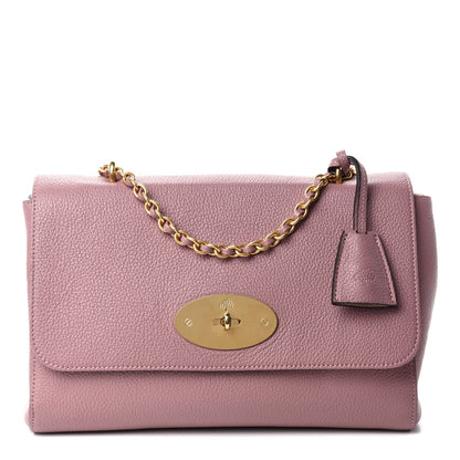 Mulberry Calfskin Goat Medium Lily Flap Dark Blush 1 of 14