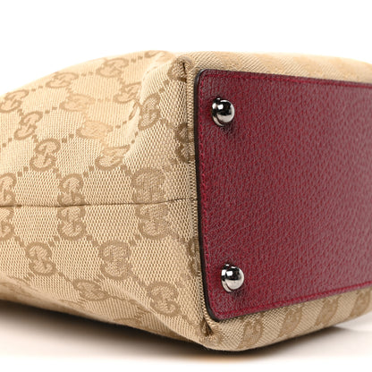 Gucci Monogram Small Eclipse Tote Red 9 of 10