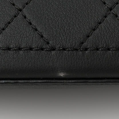 Chanel Bullskin Stitched Bi-Color Medium Shopping Tote Black 12 of 16