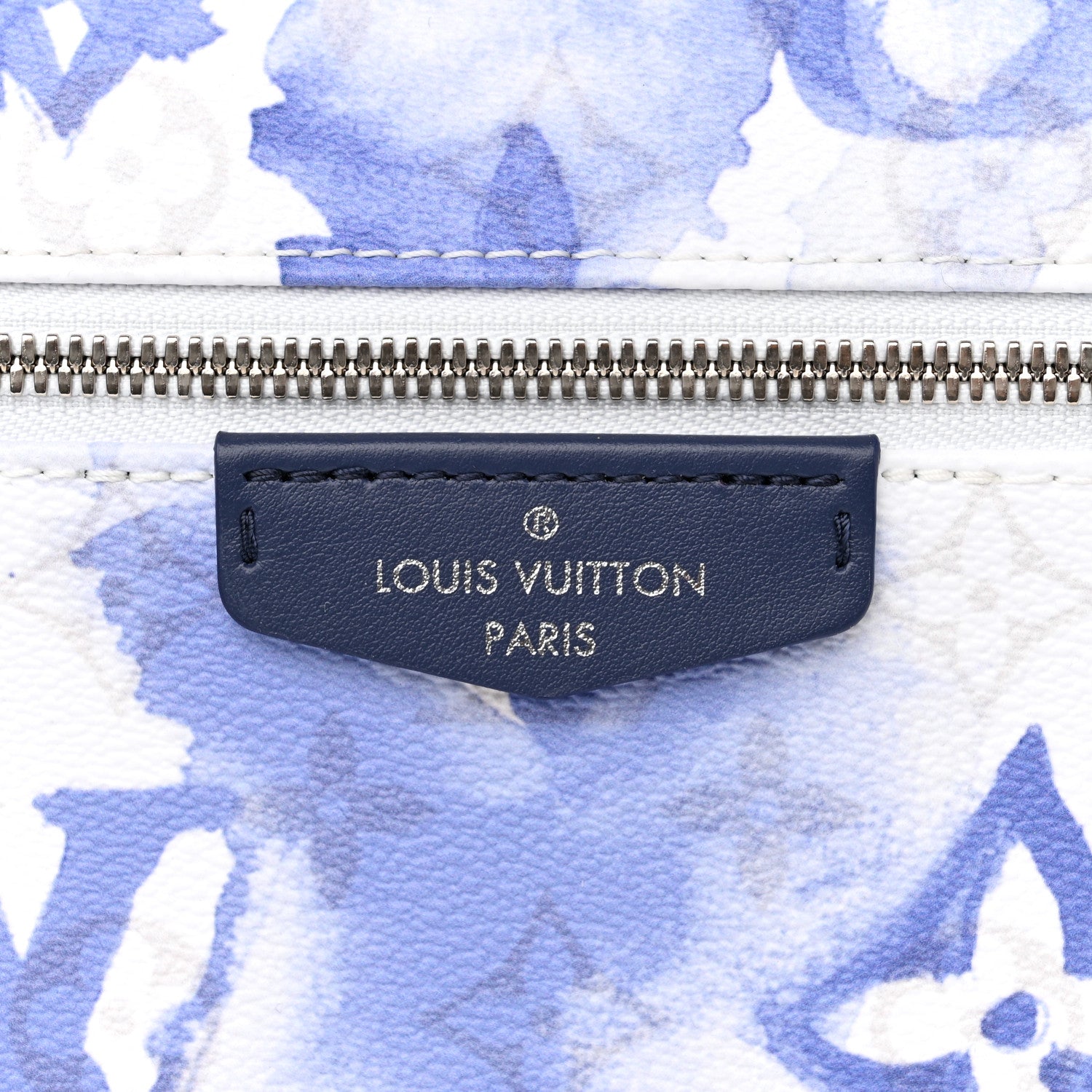 Louis Vuitton Monogram Watercolor Discovery Backpack Blue 8 of 8