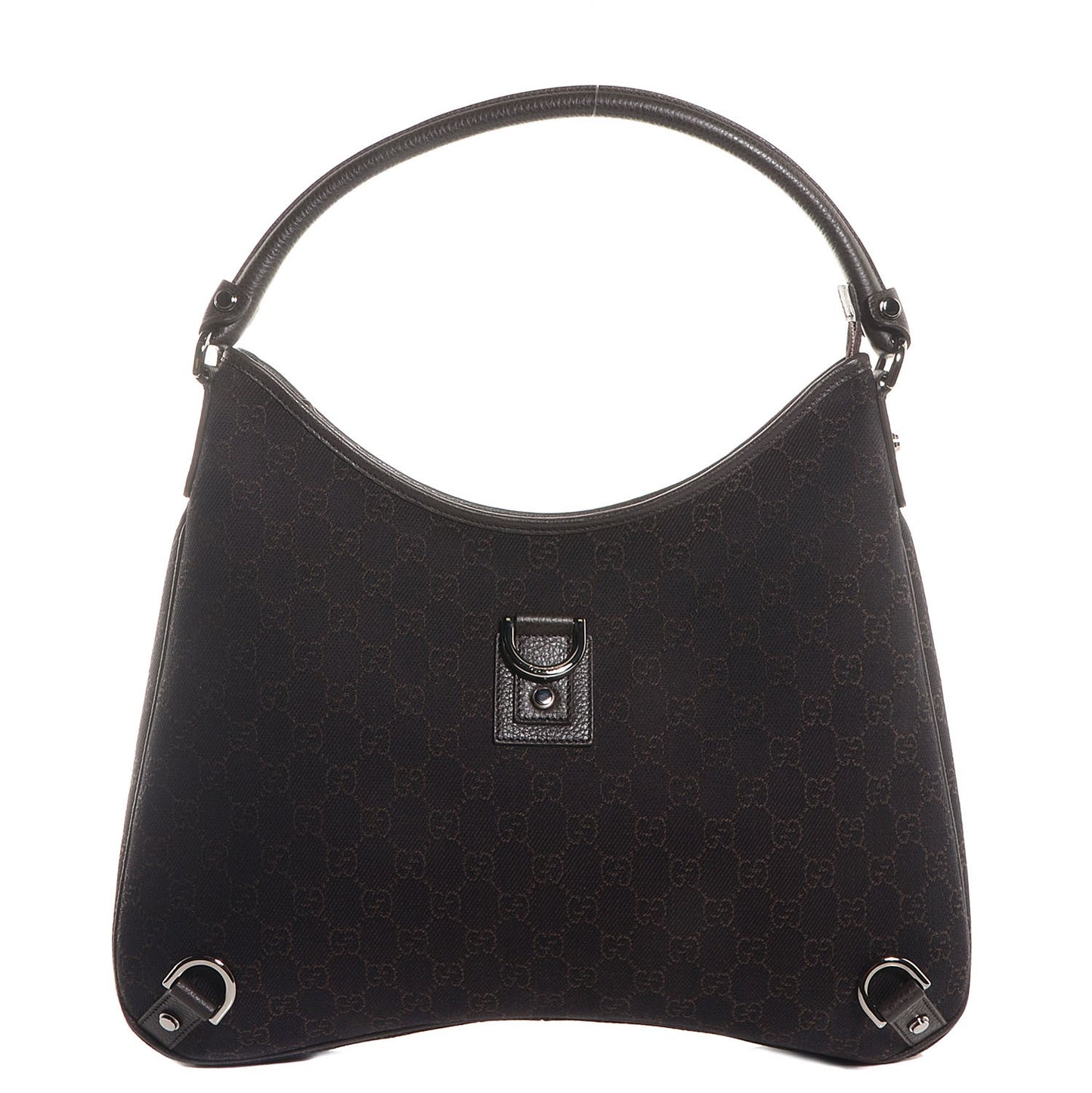 Monogram Abbey D Ring Hobo Brown