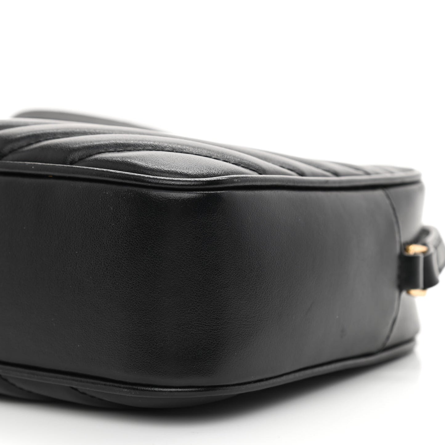 Calfskin Matelasse Monogram Lou Camera Bag Black