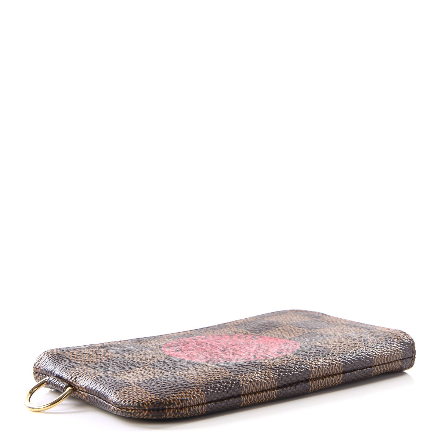 Damier Ebene Complice Trunks and Bags Key Pouch Red