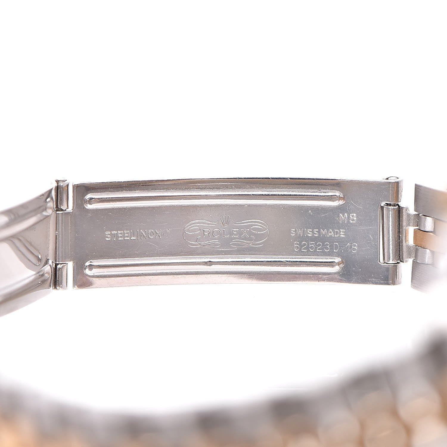 Rolex Stainless Steel 18K Yellow Gold 26mm Oyster Perpetual Datejust Watch Silver 69173 7 of 8