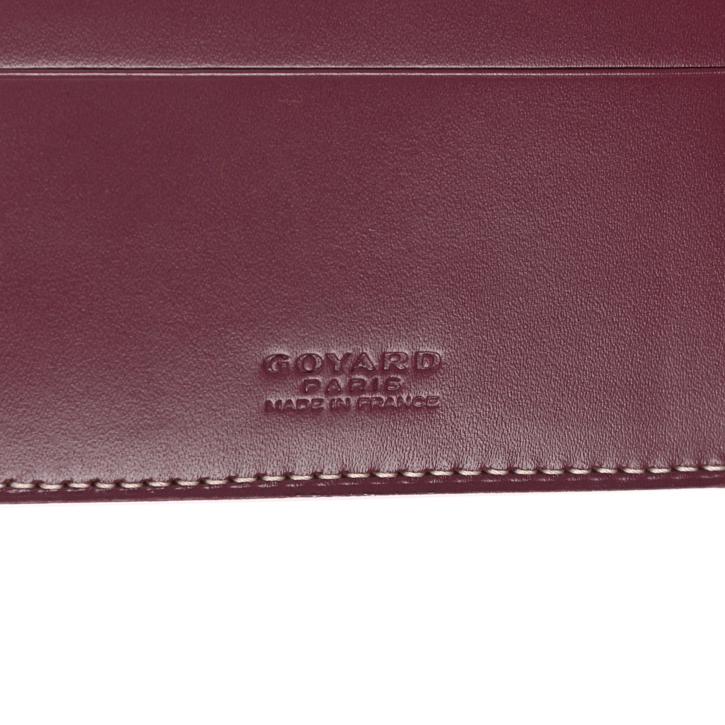 Goyardine Bi-Fold Victoire PM Wallet Burgundy