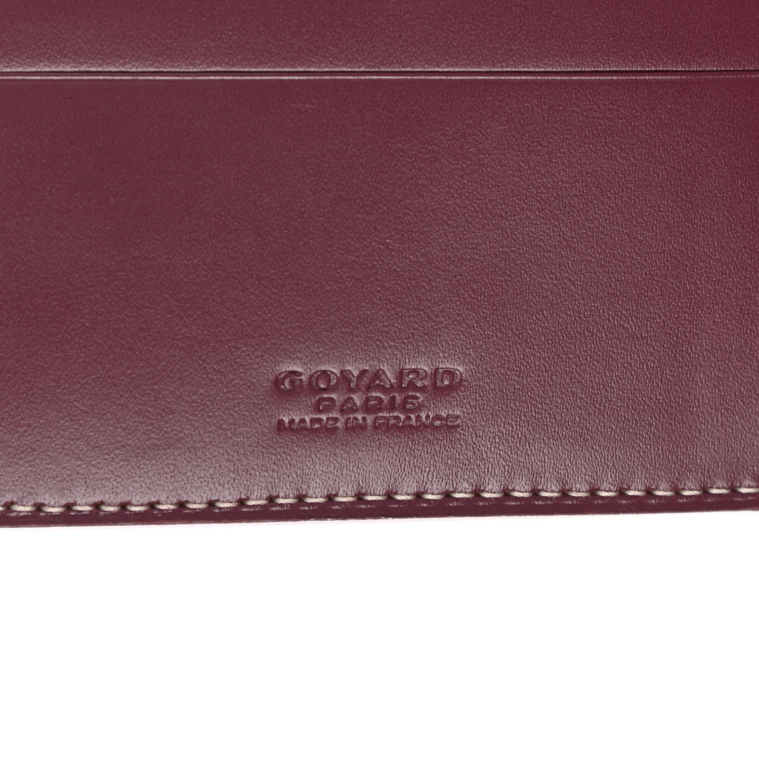 Goyard Goyardine Bi-Fold Victoire PM Wallet Burgundy 6 of 8