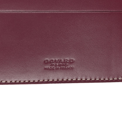 Goyard Goyardine Bi-Fold Victoire PM Wallet Burgundy 6 of 8