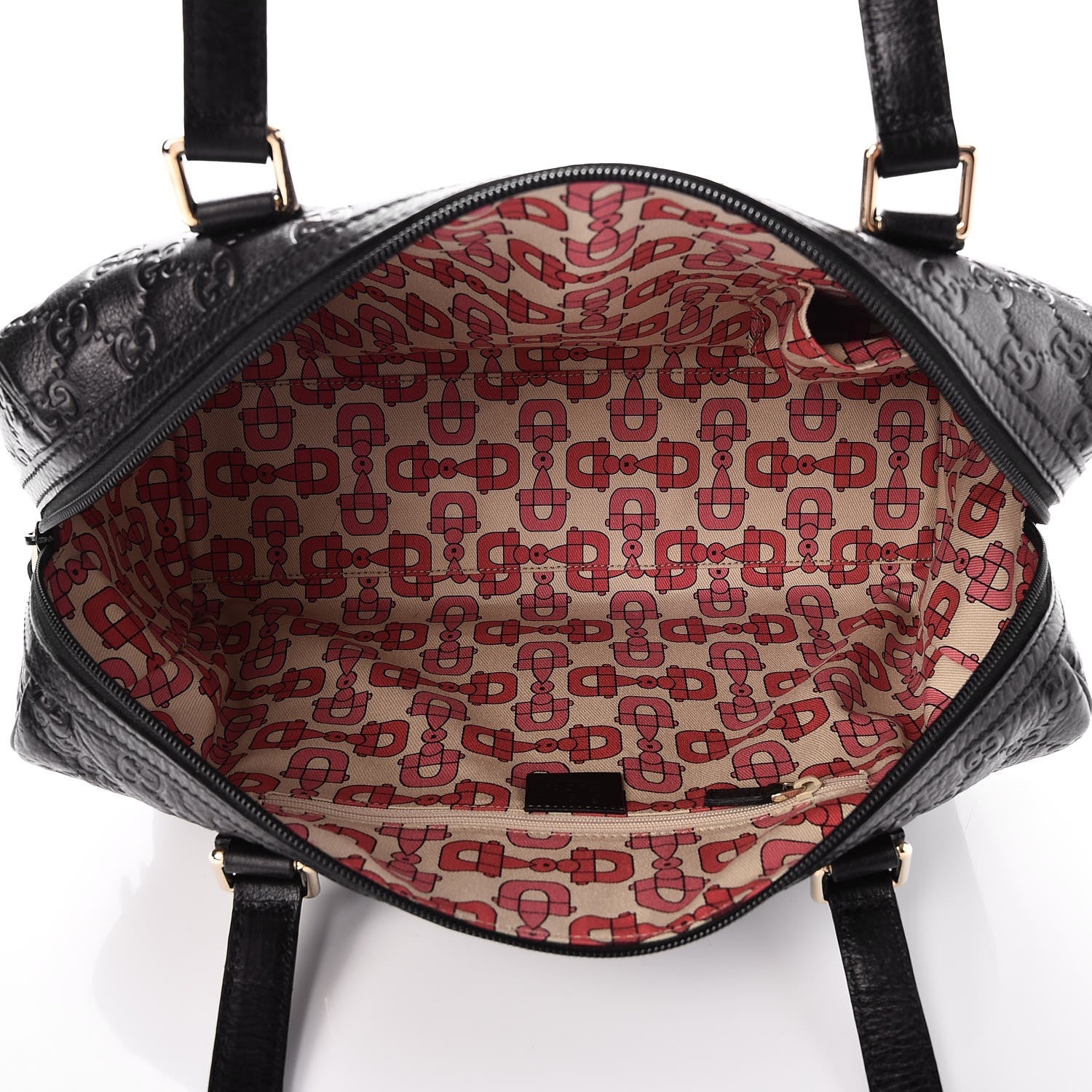 Gucci Guccissima Boston Black 5 of 7