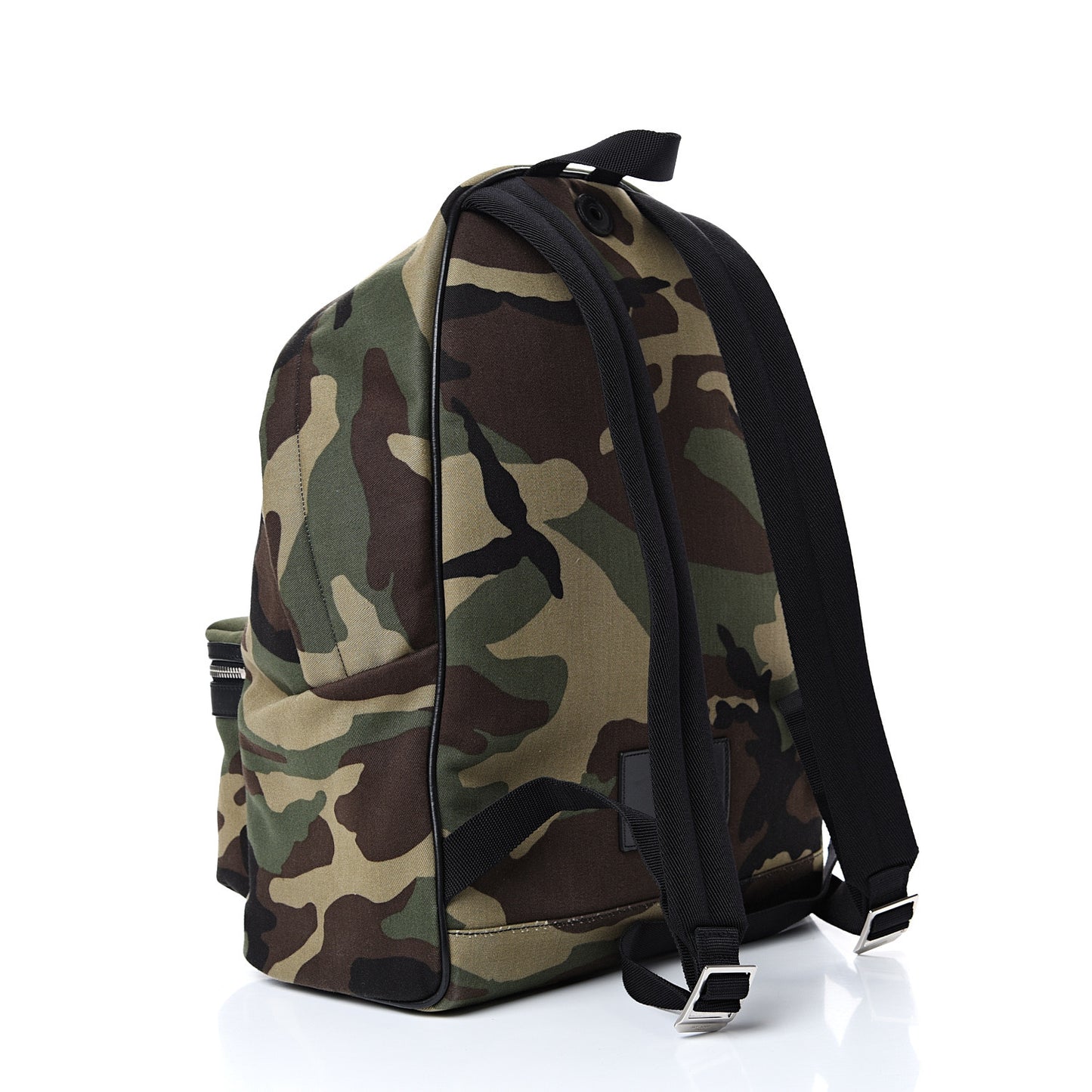 Canvas Multi Patch City Backpack