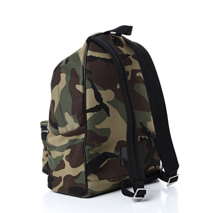 Saint Laurent Canvas Multi Patch City Backpack 2 of 11
