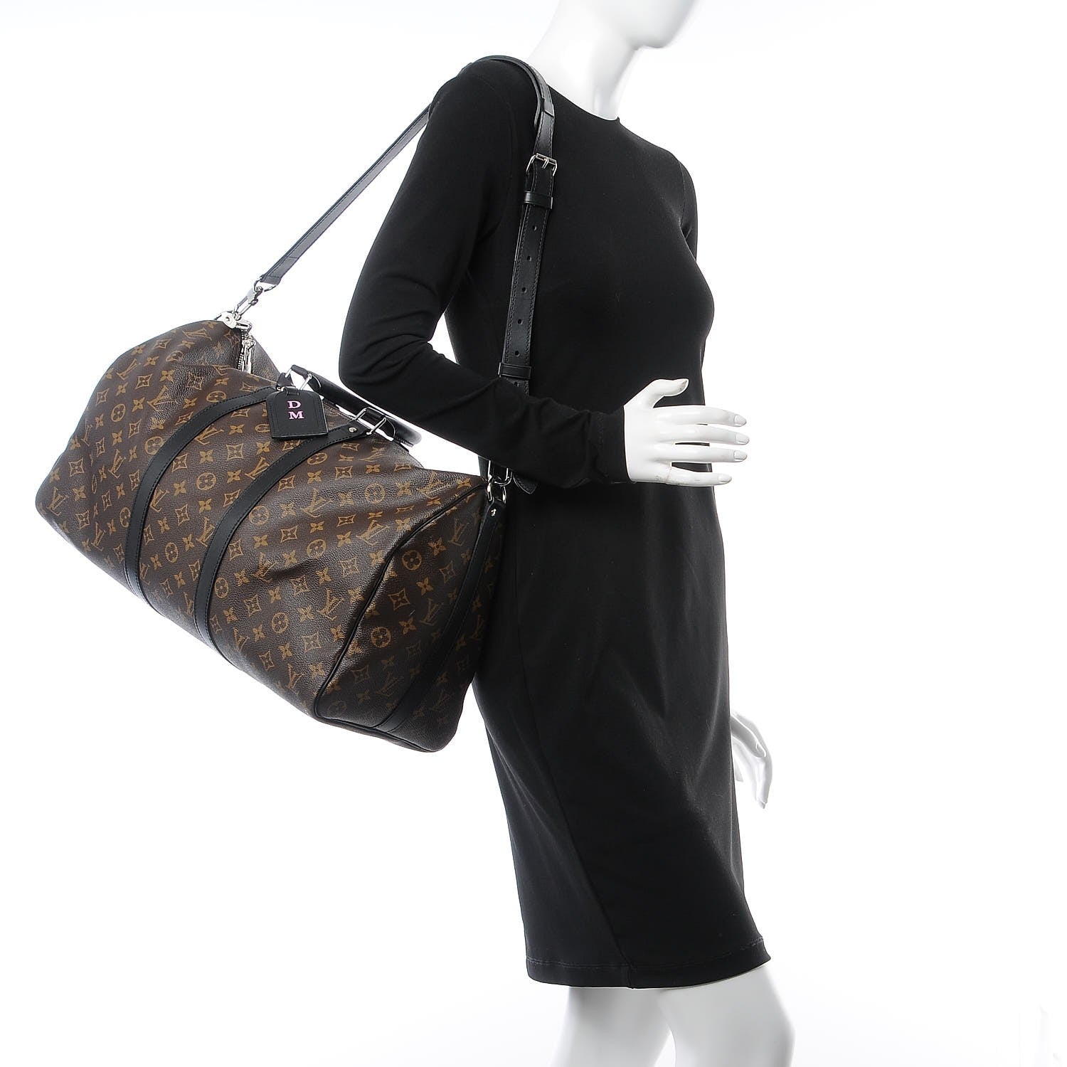 Louis Vuitton Monogram Macassar Keepall Bandouliere 45 2 of 10