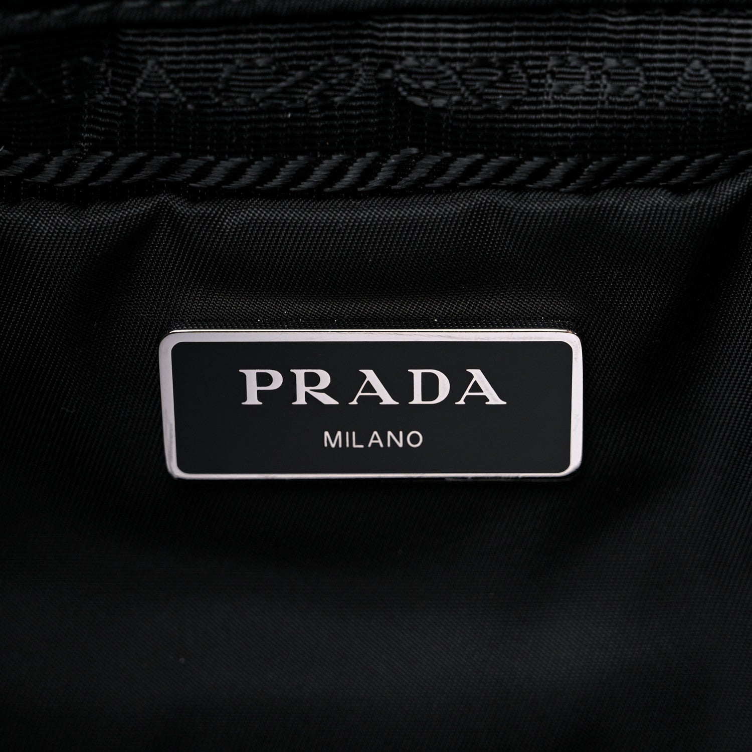 Prada Re-Nylon Nappa Triangle Quilted Padded Small Double Handled Zip Tote Black 6 of 8