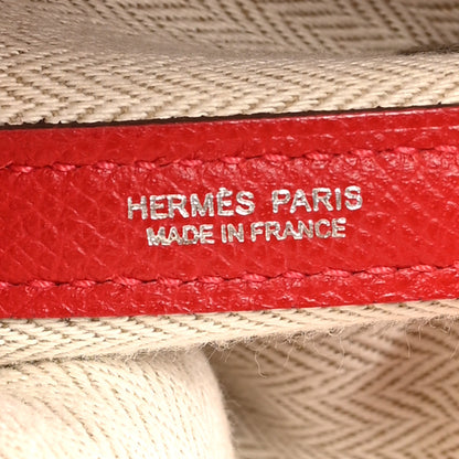 Hermes Epsom Garden Party 30 TPM Rouge Casaque 6 of 10