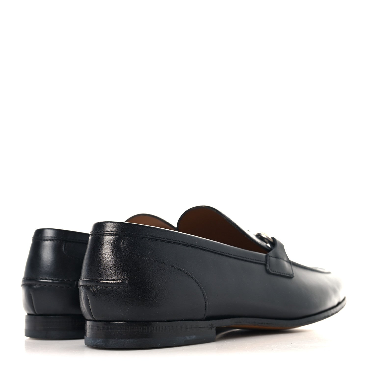 Gucci Betis Glamour Calfskin Mens Jordaan Loafers 8.5 Black 5 of 10