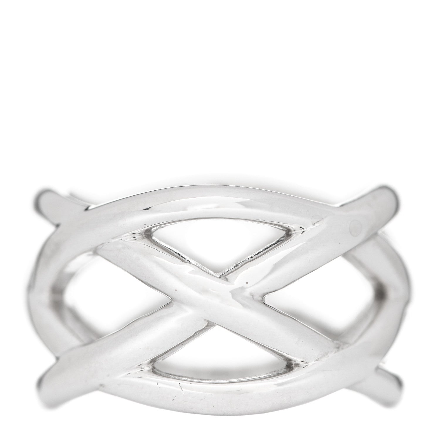 Tiffany Sterling Silver Celtic Knot Ring 54 6.75 1 of 5