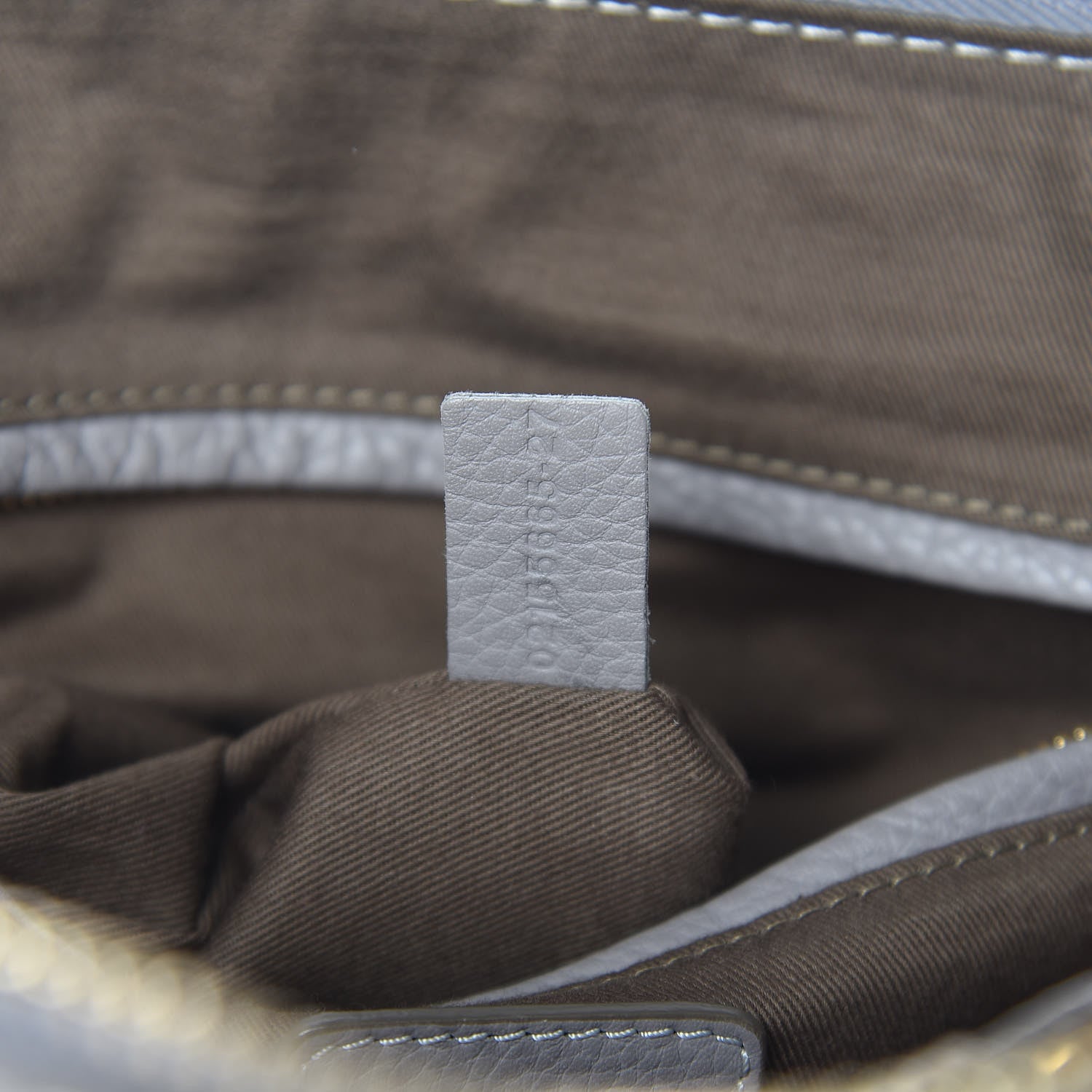 Chloe Calfskin Large Marcie Satchel Cashmere Grey 9 of 11