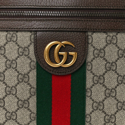 Gucci GG Supreme Monogram Web Small Ophidia Messenger Bag Brown 8 of 11