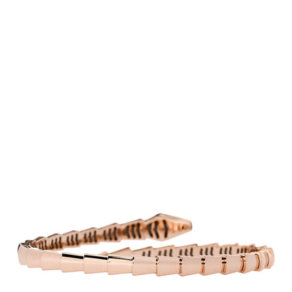 Bulgari 18K Rose Gold Diamond Serpenti Viper Bracelet S 2 of 4