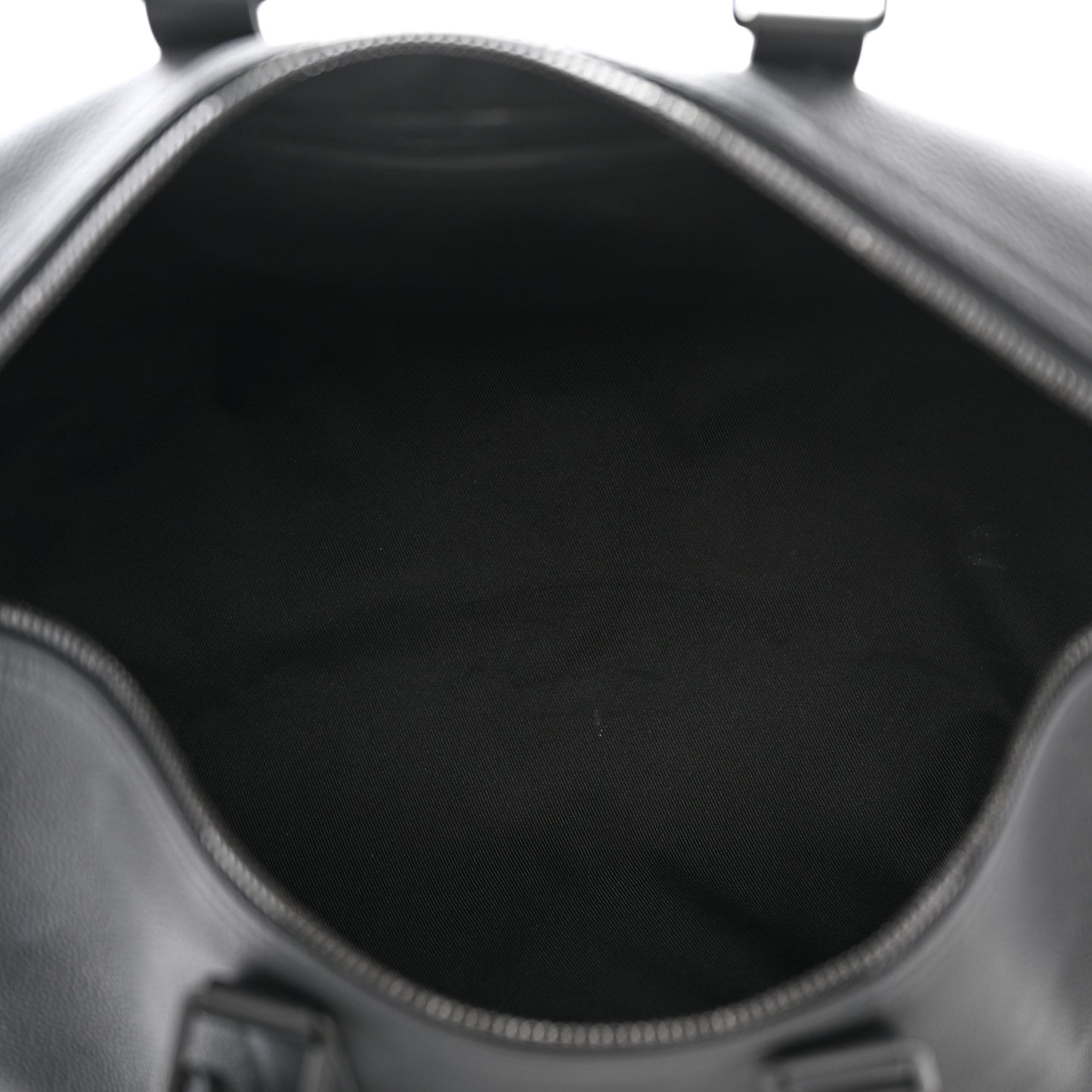 Grained Calfskin Aerogram Keepall Bandouliere 40 Black