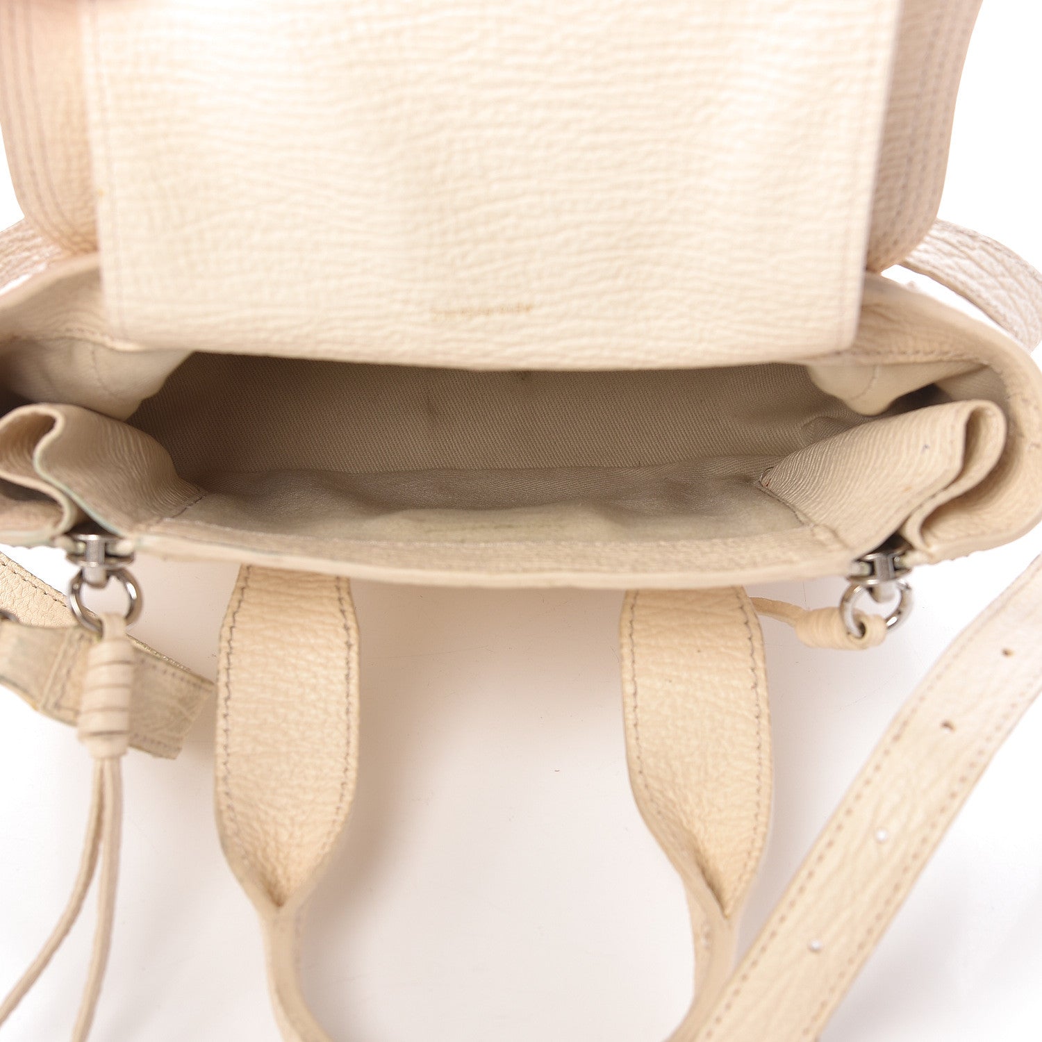 3.1 Phillip Lim 3.1 Textured Calfskin Mini Pashli Satchel Milk 5 of 17
